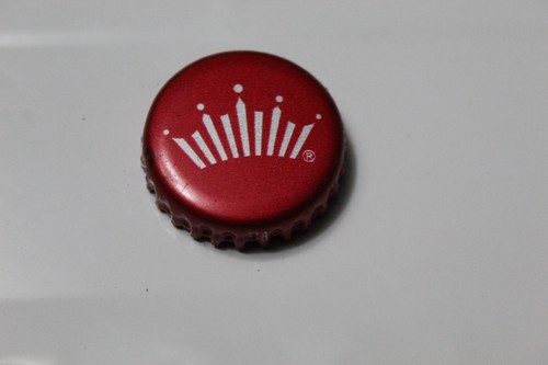 Red budweiser alcohol bottle - red,