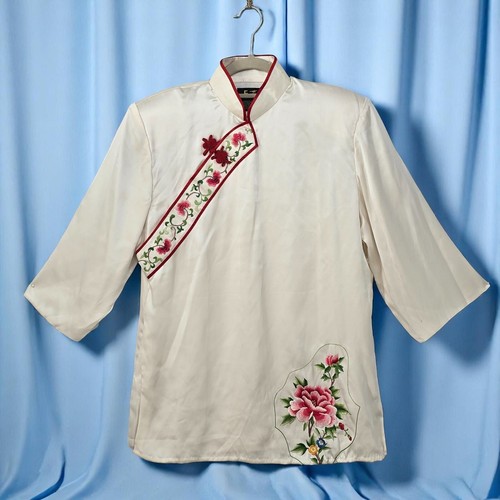 Vintage embroidered asian - asian, top