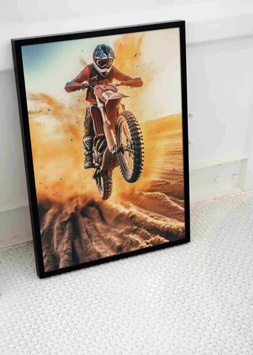 Motocross motorbike rider - motocross,