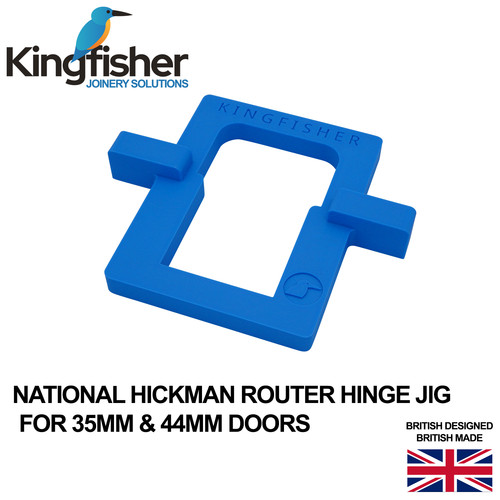 Door hinge jig router - router, template