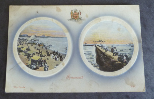 Tynemouth vintage postcard - tynemouth.,