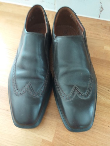 Hotter mens city black shoes - hotter,