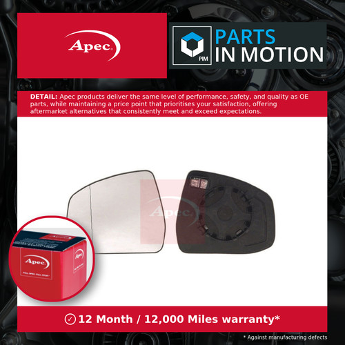 Mirror glass fits ford mondeo - glass,