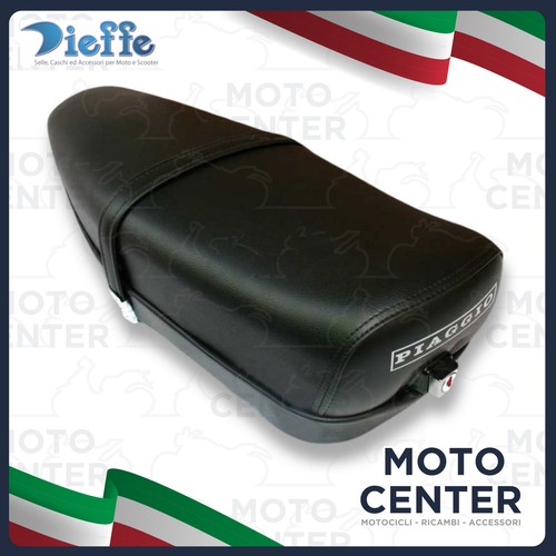 Black seater saddle piaggio - saddle,