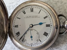 Antique sterling silver pocket - antique,