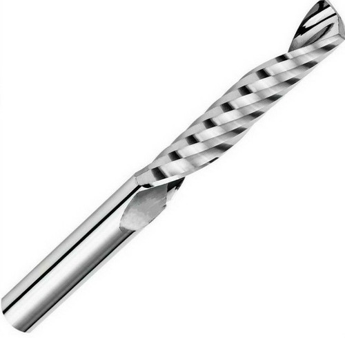 Carbide single flute - flute, spiral