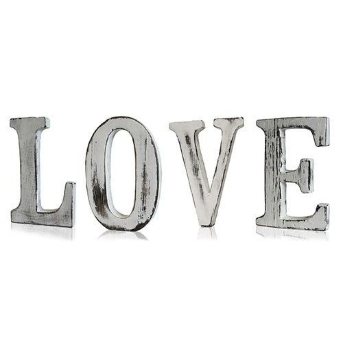 Shabby chic love wooden - shabby,