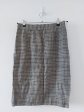 Vintage Tartan Wool Midi Kilt