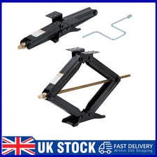 Set 2 RV Scissor Jacks 5000 lbs 4"- 24" Camper Trailer Stabilizer Leveling Jacks