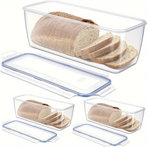 Plastic bread storage box - plastic,