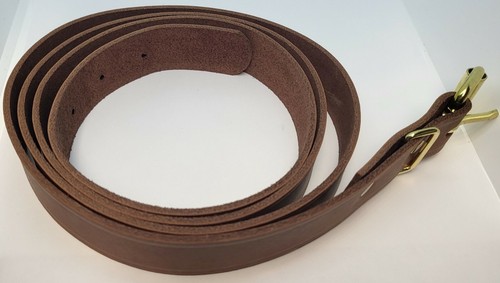 Brown long leather - long,