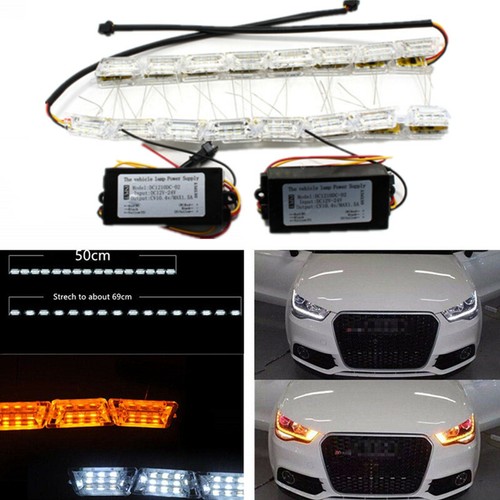 Car led strip drl sequential - car,