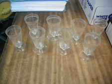 Edwardian handblown set of 8 jelly glasses