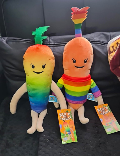 Kevin the carrot - kevin, rainbow