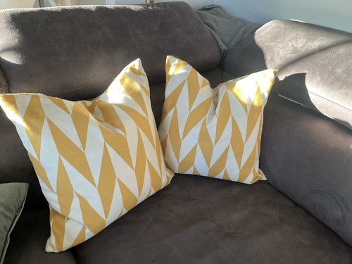 Pair yellow geometric - pair,