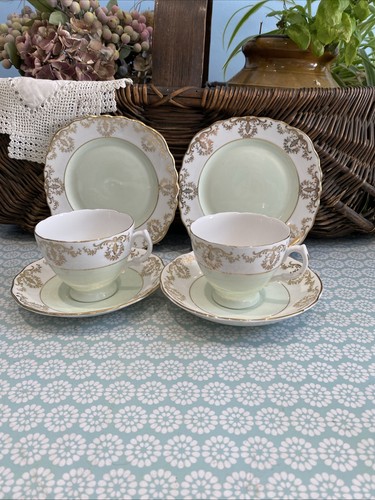 Two vintage royal vale bone - vintage,