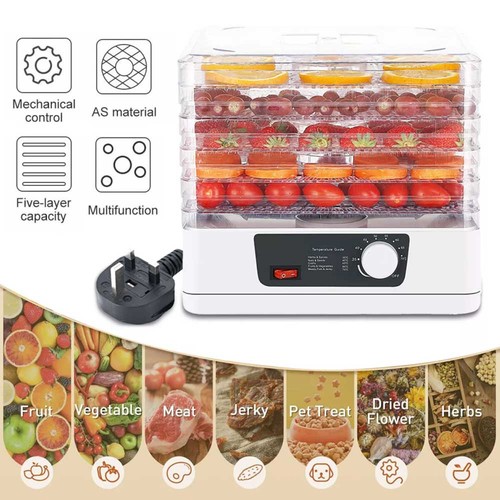 Tray food dehydrator machine - 5-tray,