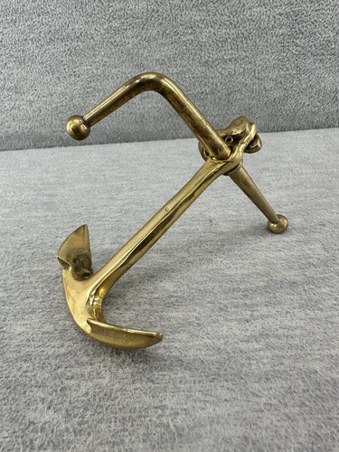 Vintage original brass ships - brass,