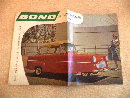 Bond minicar 1961 wheeler - minicar, 3