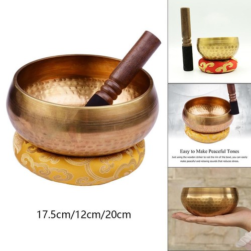 Tibetan singing bowl set - bowl,