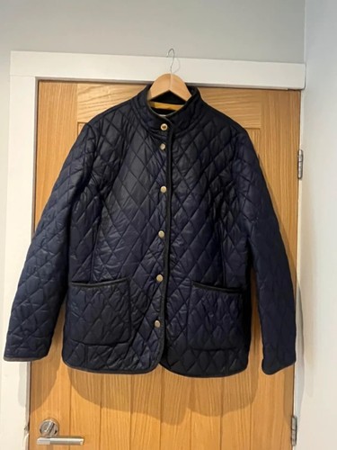Joules navy quilted - quilted, jacket