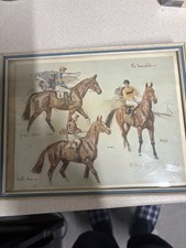 Vintage Horse Racing Print