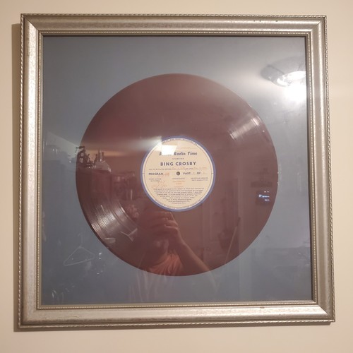 Framed transcription disc - transcription,