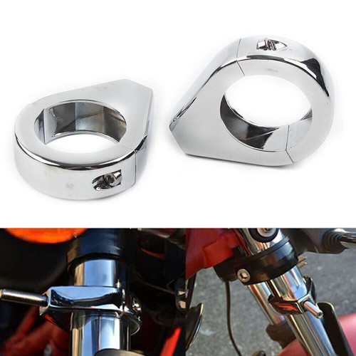 Chrome 39mm fork - 39mm, clamp