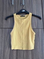 Zara Women’s Mustard Crop Top Size Medium