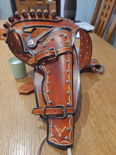 Western style cowboy belt and - cowboy,