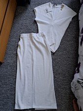 New Zara White 2 Piece Knit