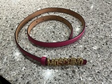 Moschino Fuchsia Leather 2cm