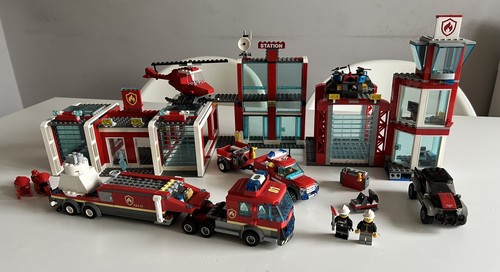 Lego 7208 60215 fire station - fire,