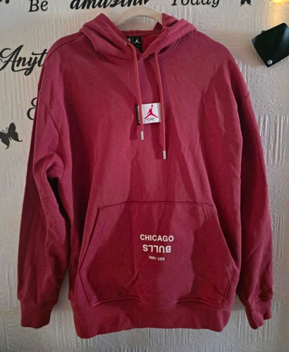Burgundy chicago bulls hoodie - burgundy,