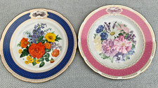 2 RHS CHELSEA FLOWER SHOW Plates  1983 & 1987 by Wedgwood