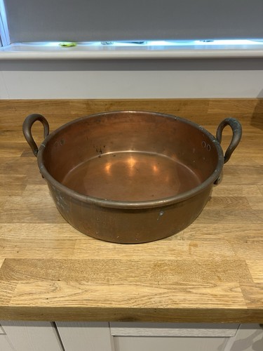Large copper jam pan - copper,
