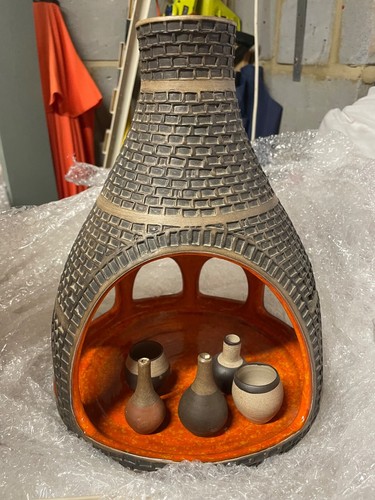 Poole pottery kiln lamp - pottery,
