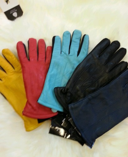 Ladies soft leather gloves - ladies,
