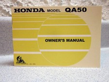 Honda QA50 K2 - Owner's Manual - Look! 