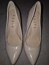 Ravel | Brand New RRP £65 |Womens Shoes |Stilettos| Size 5 |Beige/Nude | Leather