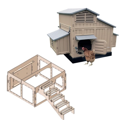 Large chicken coop stand - chicken,