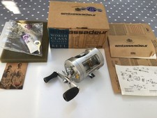 Rare vintage Abu Ambassadeur Morrum 6600 CL fishing reel + instructions