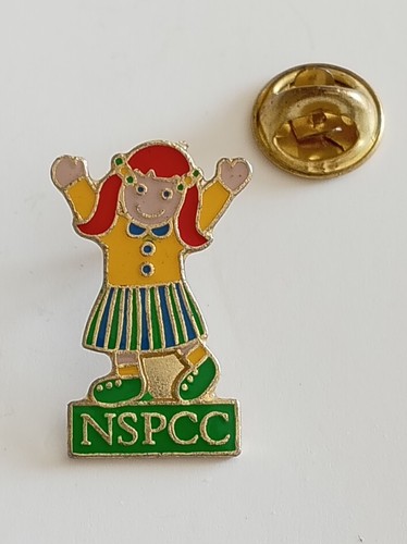 Nspcc enamelled pin badge - enamelled,