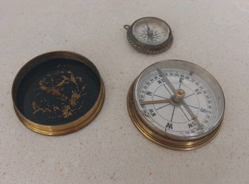 Superb pair antique brass - pair,