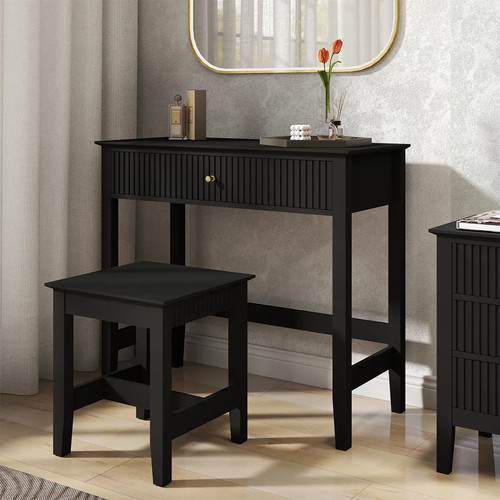 Dressing table stool set - table,