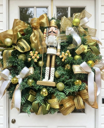 Nutcracker door wreath - nutcracker,