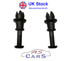 GENUINE Volkswagen Parcel Shelf Straps Pins x2 Audi Seat Skoda 1M6867574A