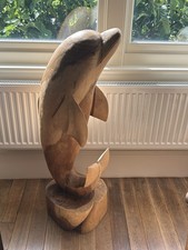 Hand carved from tree trunk