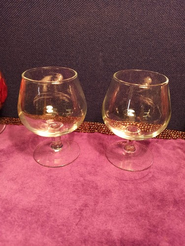 Pair brandy glasses very - of,
