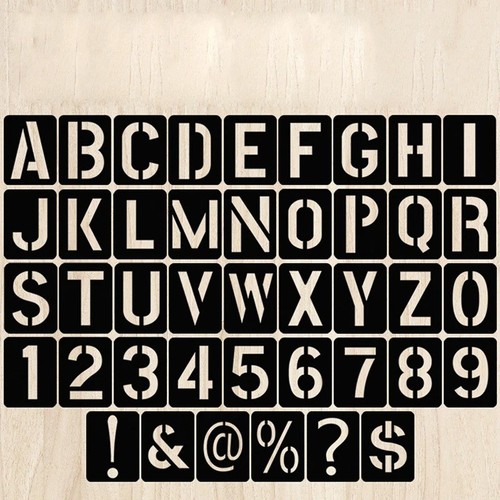 Pcs letter stencils large - pcs,